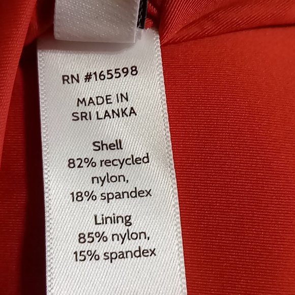 Andie Womens Bikini LARGE Swim Top Tahiti ORANGE Rust NEW Beach CHILI PEPPER - Picture 7 of 7